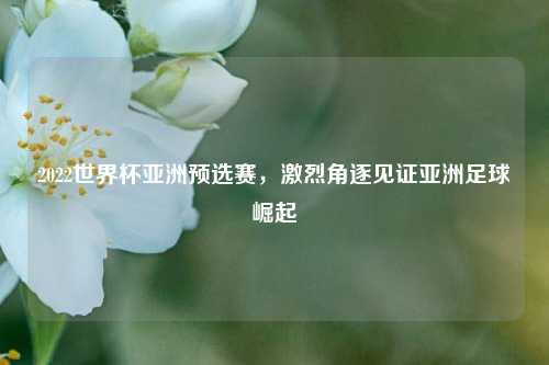 2022世界杯亚洲预选赛，激烈角逐见证亚洲足球崛起