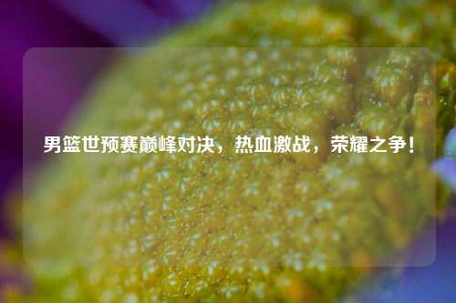 男篮世预赛巅峰对决，热血激战，荣耀之争！