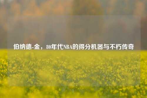 伯纳德-金，80年代NBA的得分机器与不朽传奇