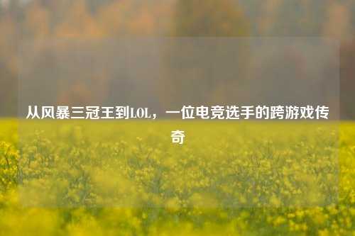 从风暴三冠王到LOL，一位电竞选手的跨游戏传奇