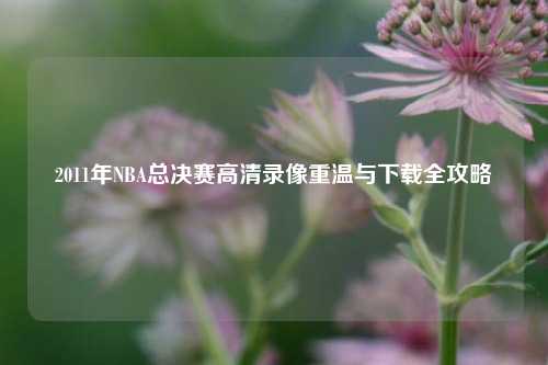 2011年NBA总决赛高清录像重温与下载全攻略