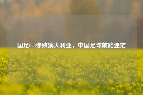 国足0-3惨败澳大利亚，中国足球前路迷茫