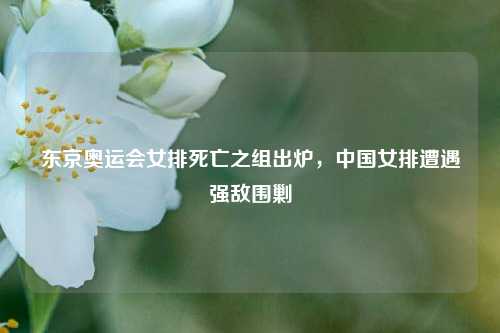 东京奥运会女排死亡之组出炉，中国女排遭遇强敌围剿