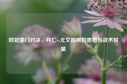 欧冠豪门对决，拜仁vs尤文图斯的恩怨与战术较量