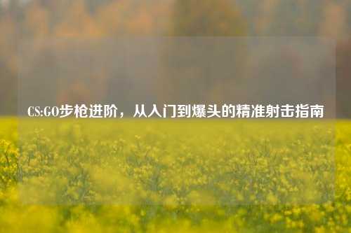 CS:GO步枪进阶,从入门到爆头的精准射击指南