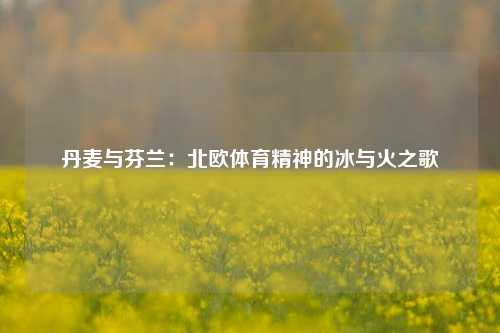 丹麦与芬兰：北欧体育精神的冰与火之歌
